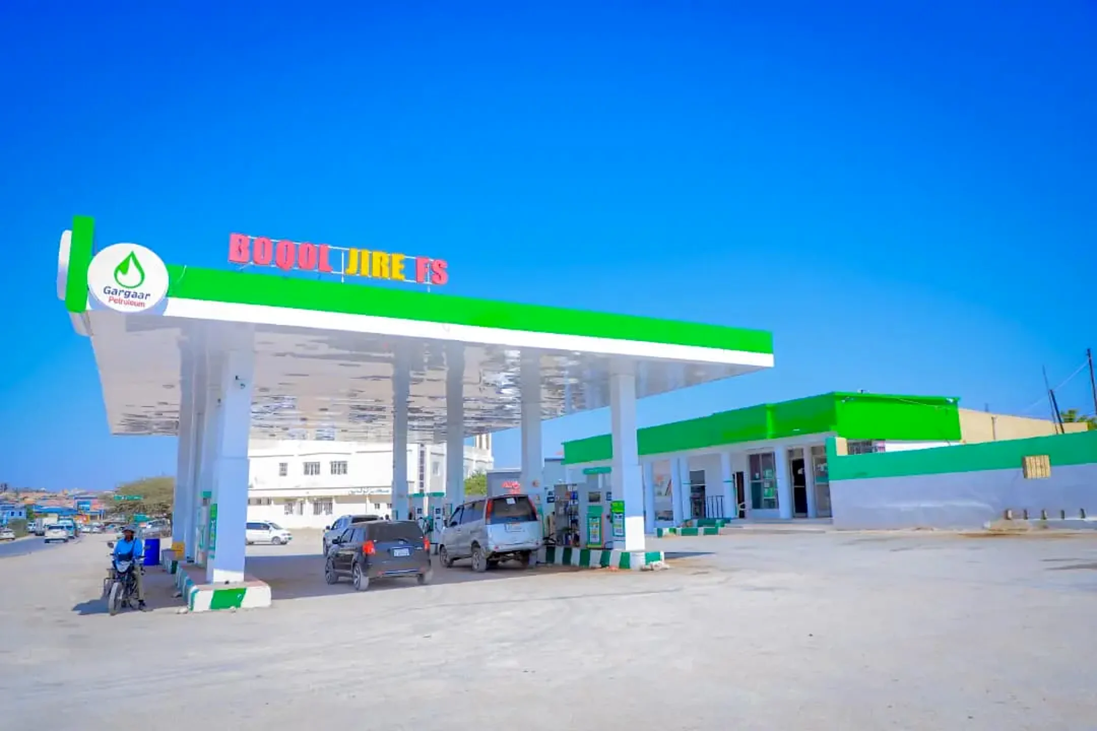 Gargaar Petroleum station canopy