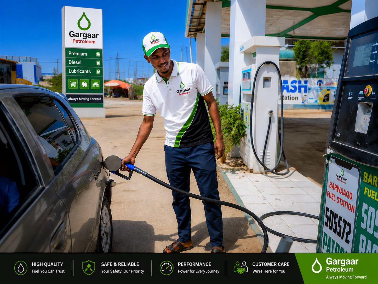 Gasoline at Gargaar Petroleum